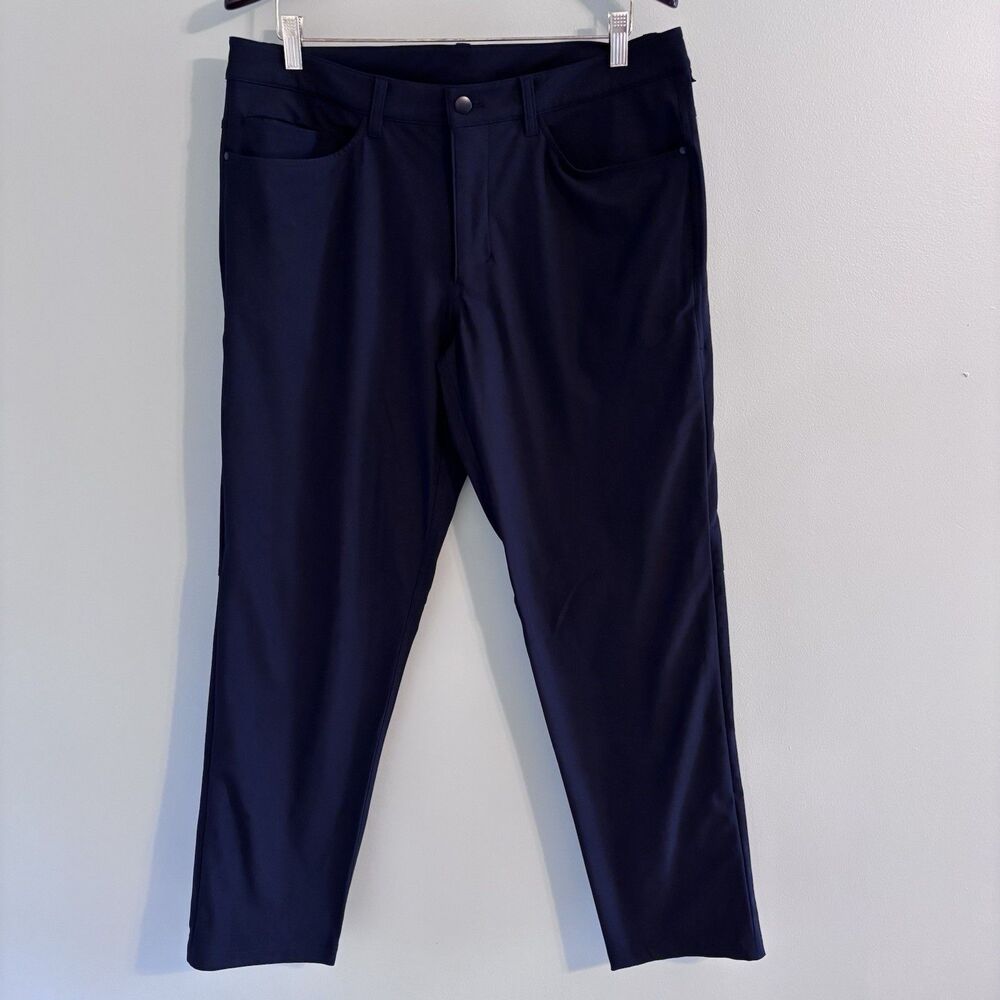 Lululemon ABC Classic Pants Warpstreme LM5426S Men’s 34 Black Golf Tech Gorpcore